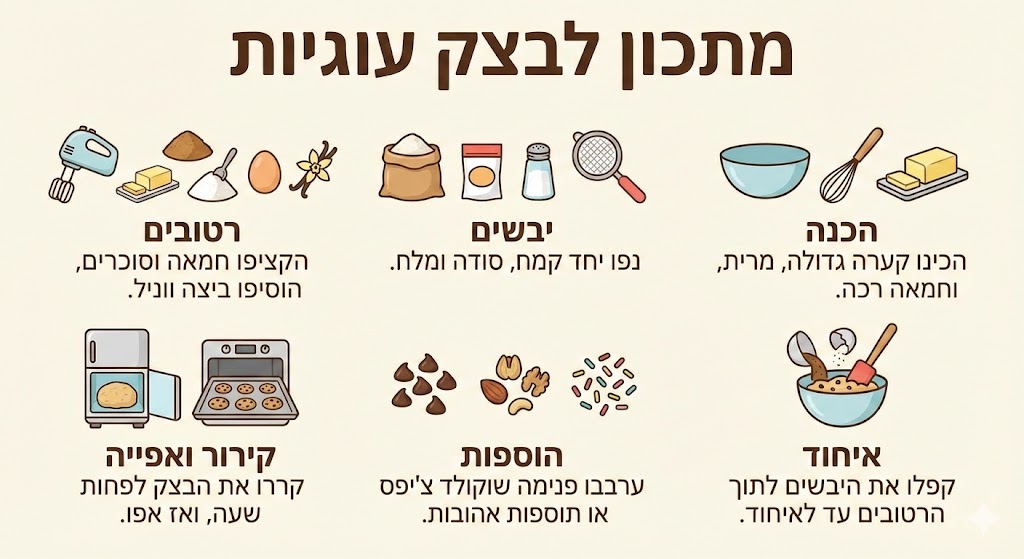 מתכון לבצק עוגיות