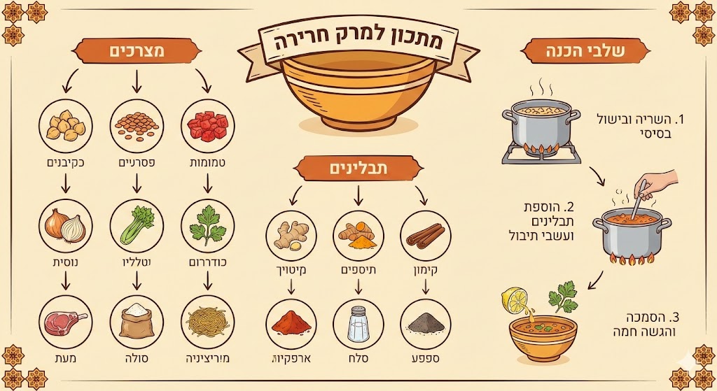 מתכון למרק חרירה