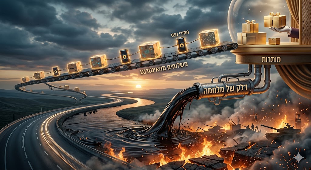 הדלק של המלחמה: האם הזינוק במחירי הנפט יהפוך את המשלוחים מהאינטרנט למותרות?