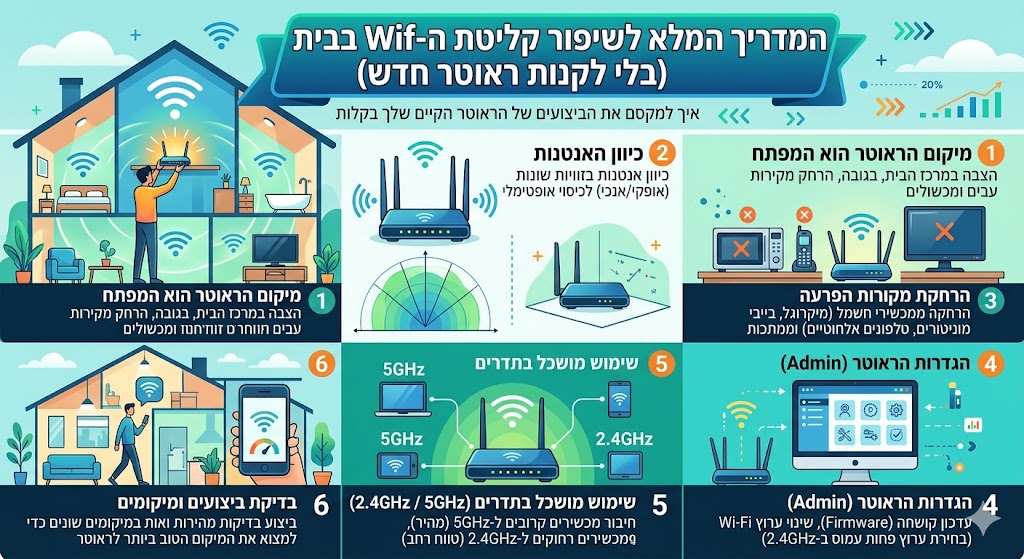 המדריך המלא לשיפור קליטת ה